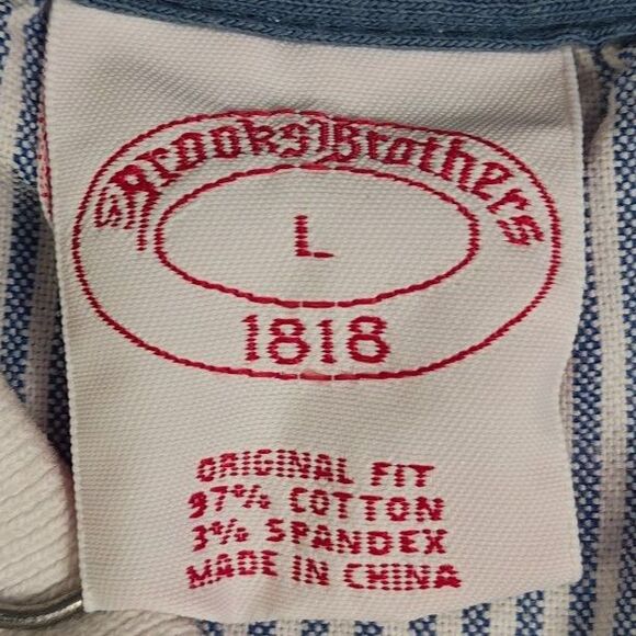 Brooks Brothers 1818 Original Fit Golden Fleece Logo Polo Shirt Size US L - Picture 9 of 10